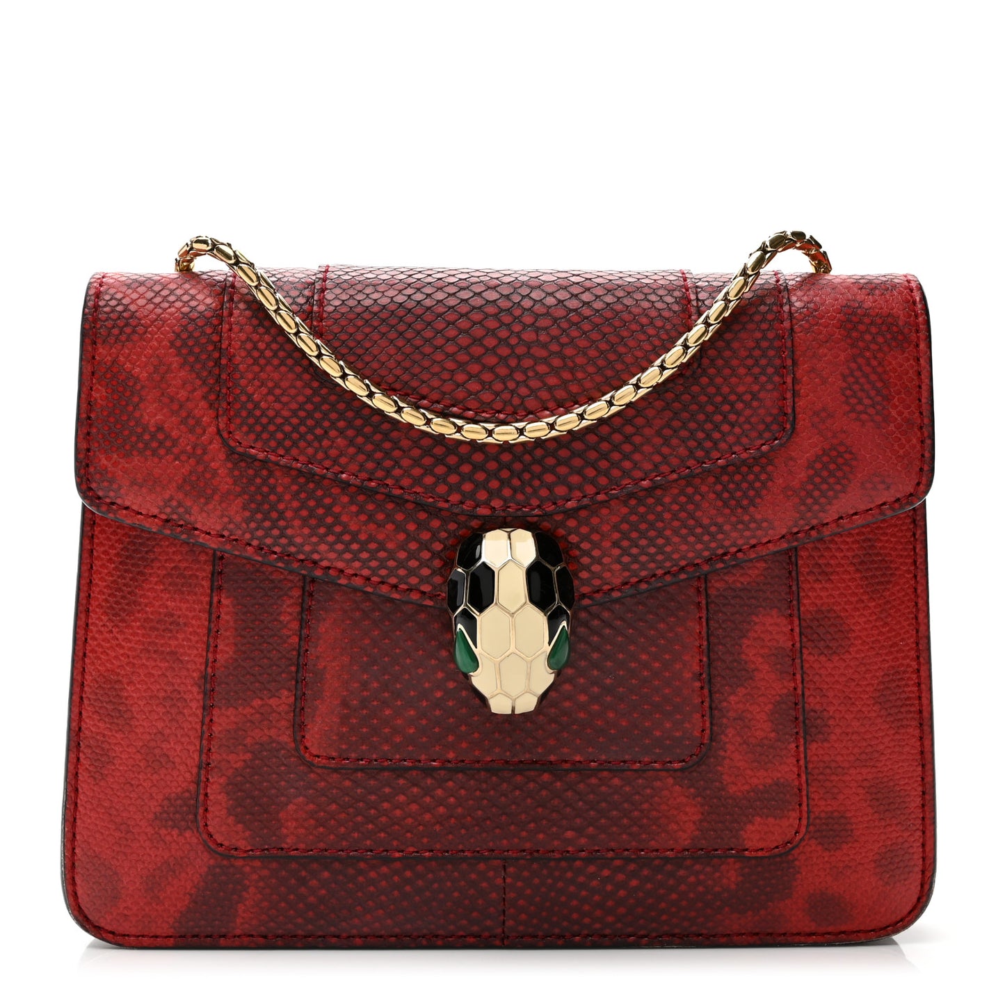 Karung Serpenti Forever Crossbody Red
