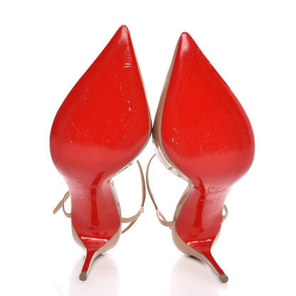 Christian Louboutin Patent Rivierina 85 Pumps 37.5 Nude 5 of 13