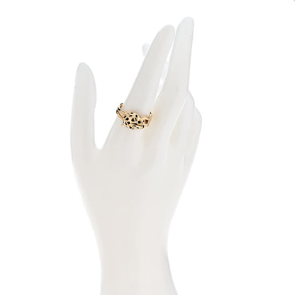 Cartier 18K Yellow Gold Diamond Tsavorite Garnet Black Onyx Panthere de Cartier Ring 58 8.5 3 of 5