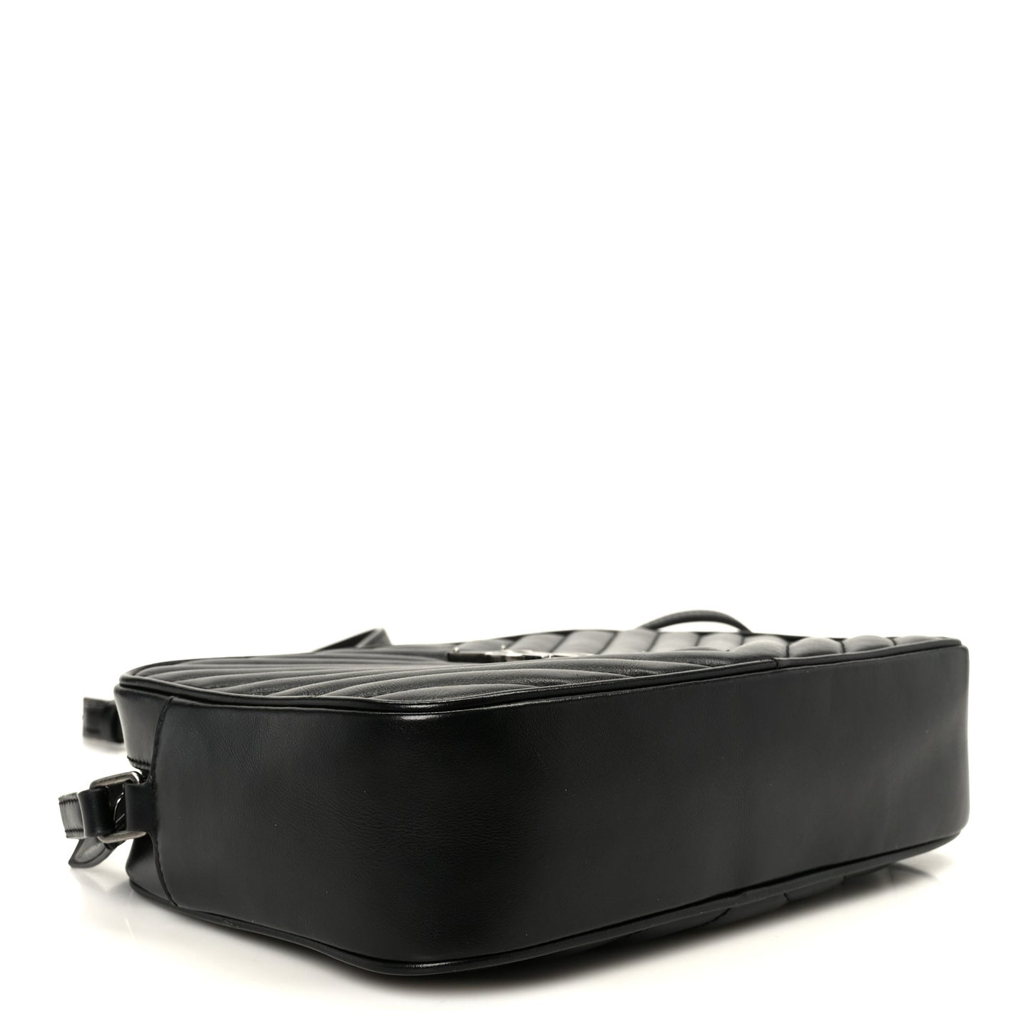Calfskin Matelasse Monogram Lou Camera Bag Black