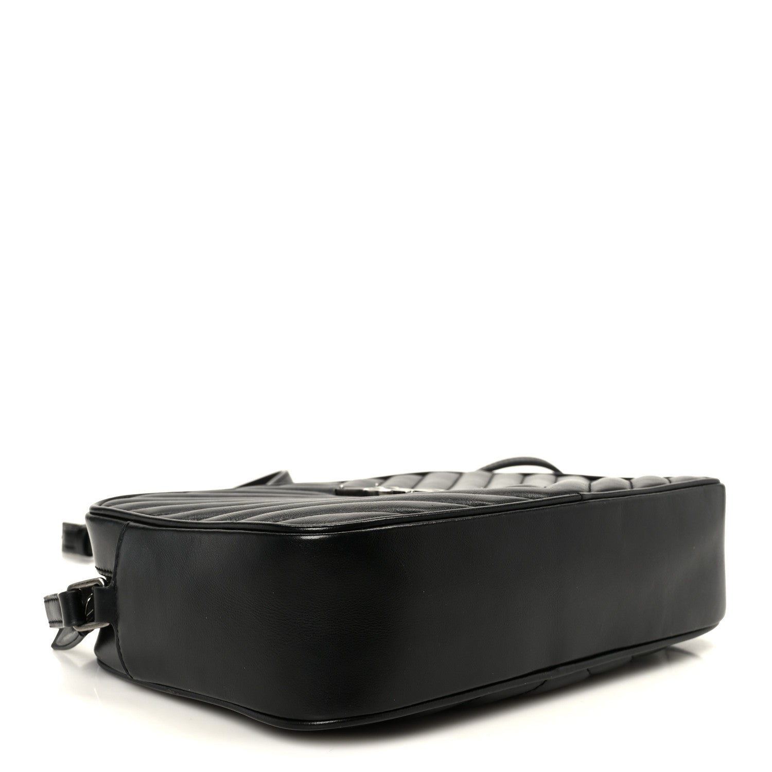 Saint Laurent Calfskin Matelasse Monogram Lou Camera Bag Black 4 of 10