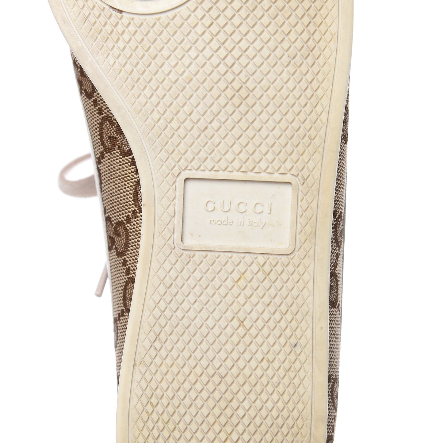 Suede Monogram Web Womens Falacer Sneakers 39.5 Nocciola Beige Mystic White Hibiscus Red