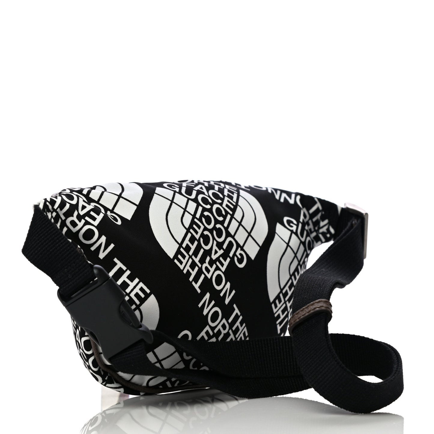 X THE NORTH FACE Econyl Nylon Belt Bag Black Ivory Crop