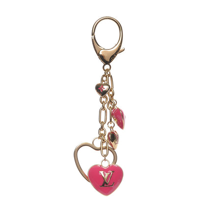 Louis Vuitton Coeurs Heart Bag Charm Key Holder Pink 1 of 5