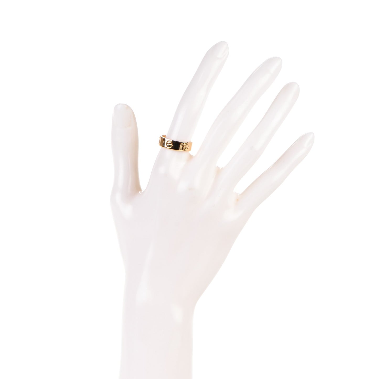 18K Yellow Gold 5.5mm LOVE Ring 53 6.5