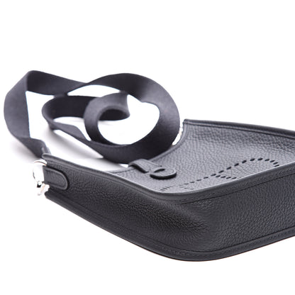 Hermes Taurillon Clemence Evelyne TPM Black 5 of 10