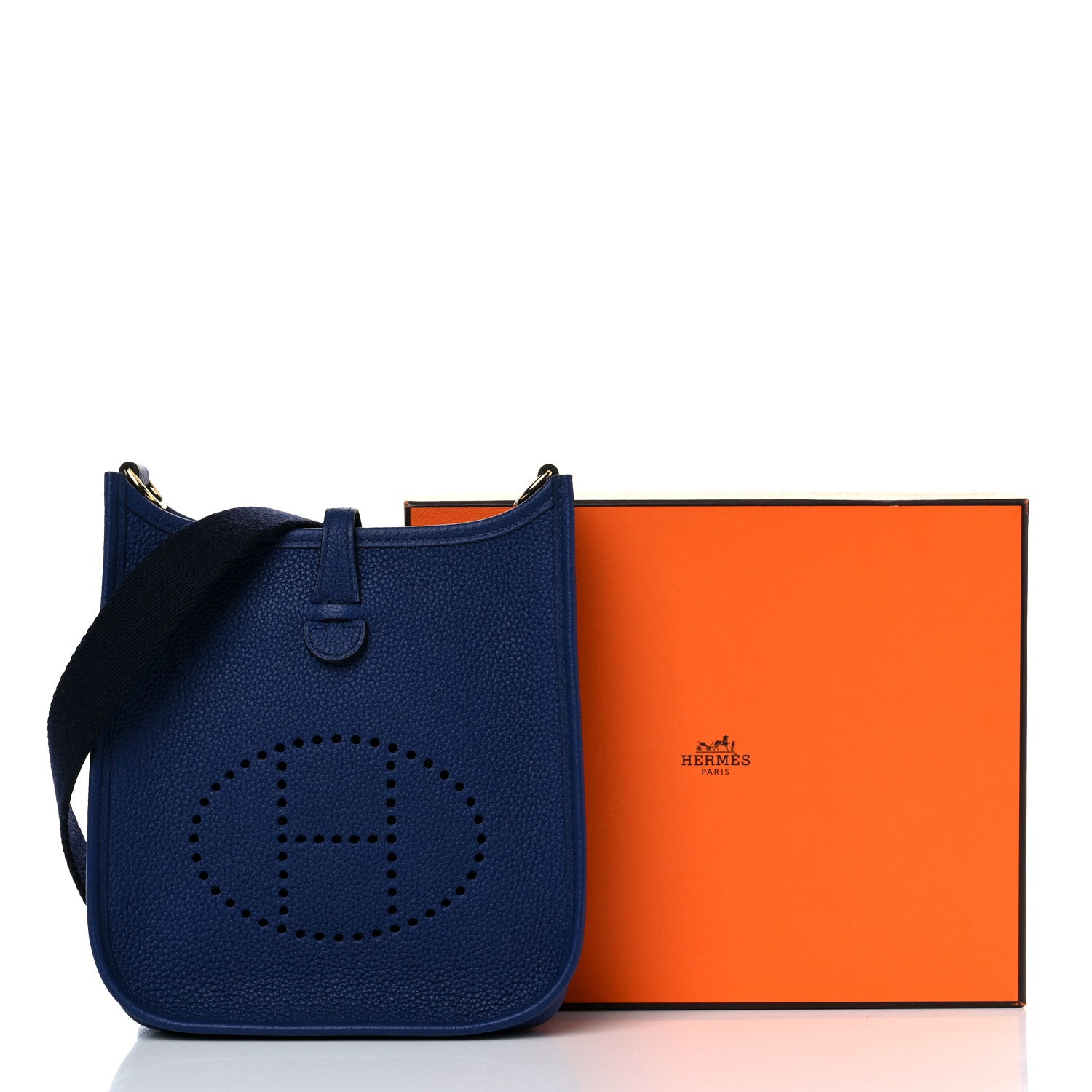 Hermes Taurillon Maurice Amazone Evelyne TPM Bleu Saphir Blue Indigo 11 of 11