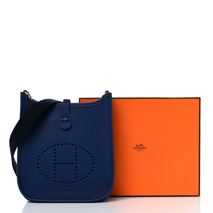 Hermes Taurillon Maurice Amazone Evelyne TPM Bleu Saphir Blue Indigo 11 of 11