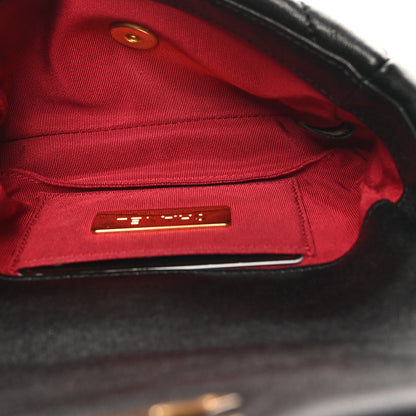 Chanel Goatskin Quilted Chanel 19 Waist Bag Black 5 of 10