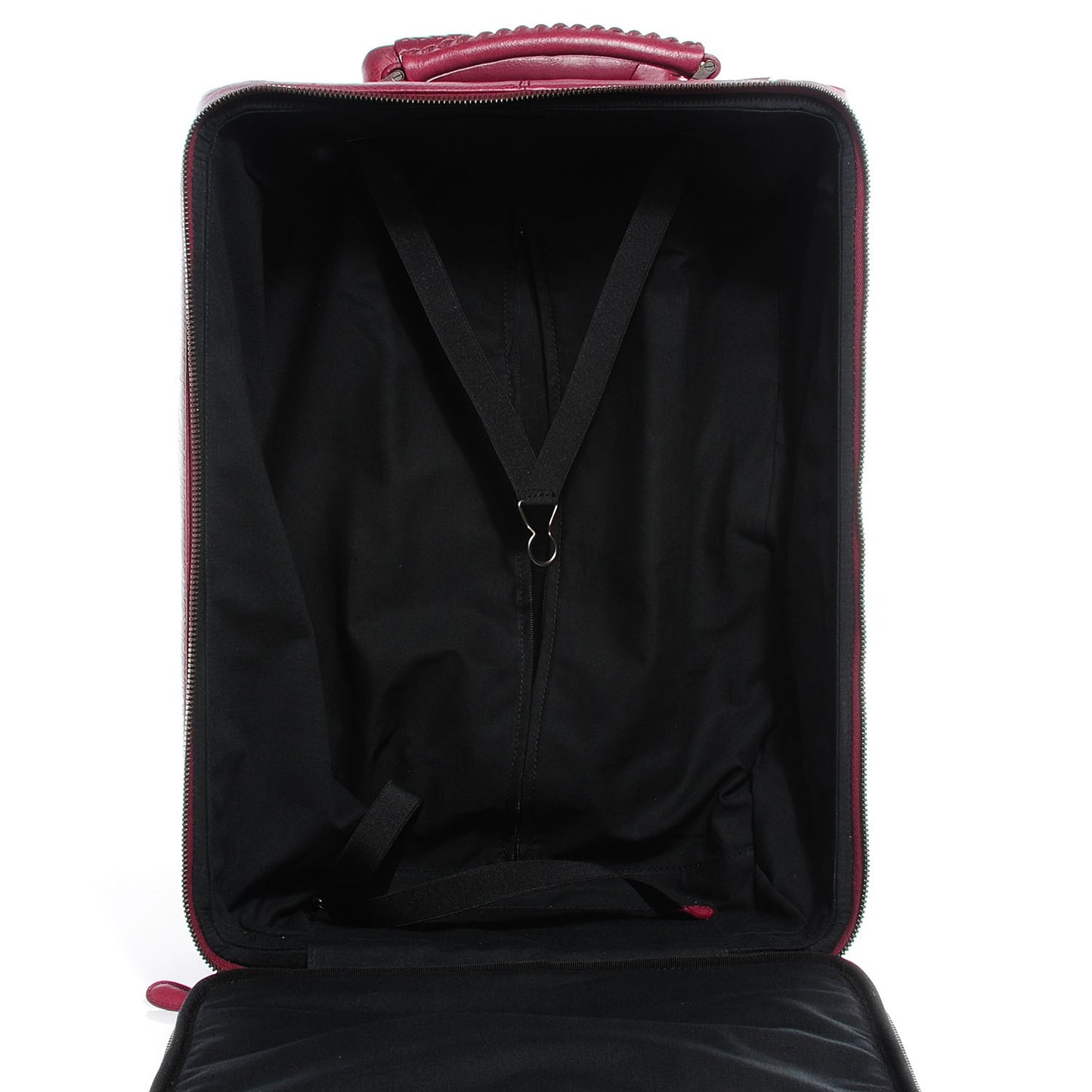 Agneau Classic Hardware Voyage Carry On Trolley Cassis