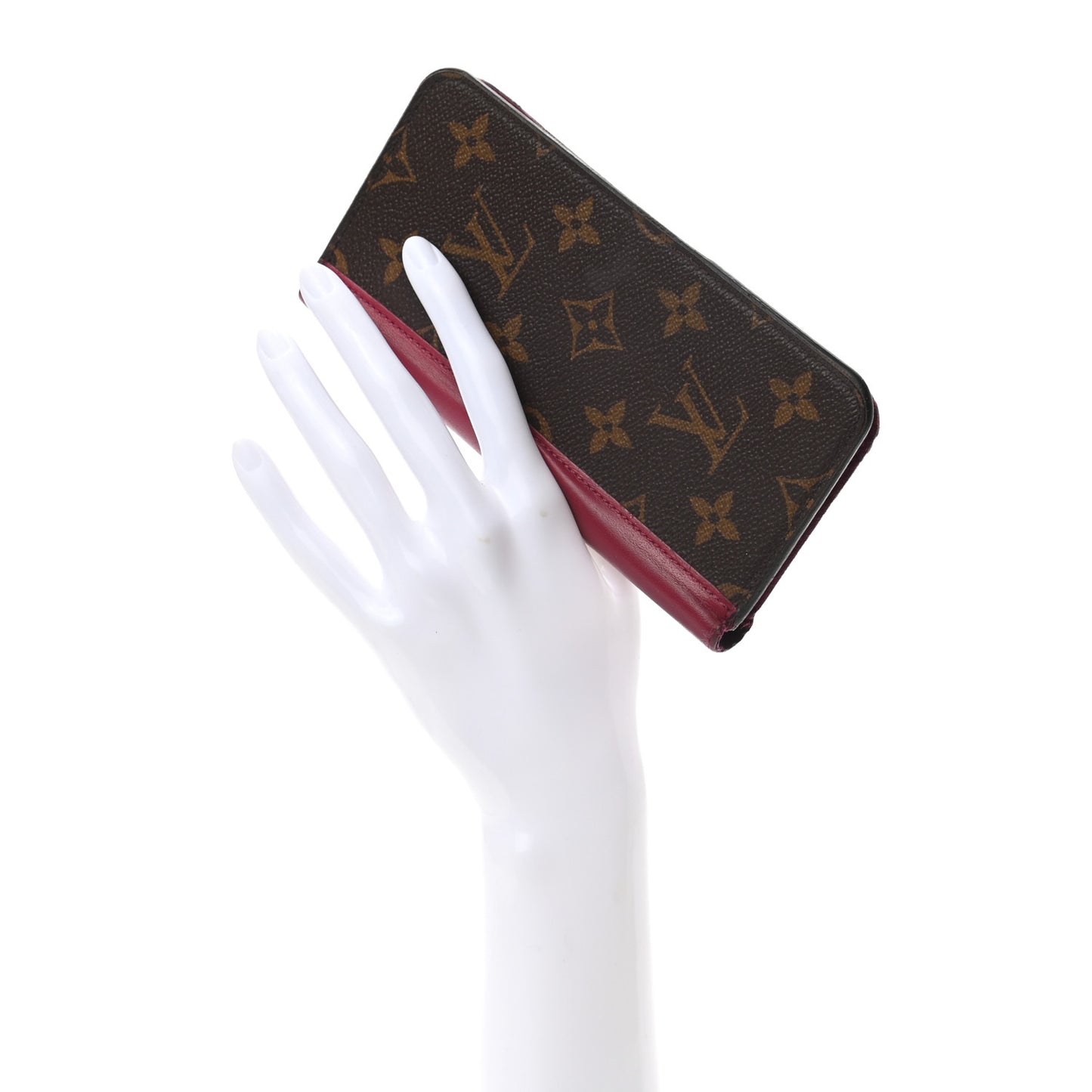 Monogram iPhone X Folio Case Fuchsia