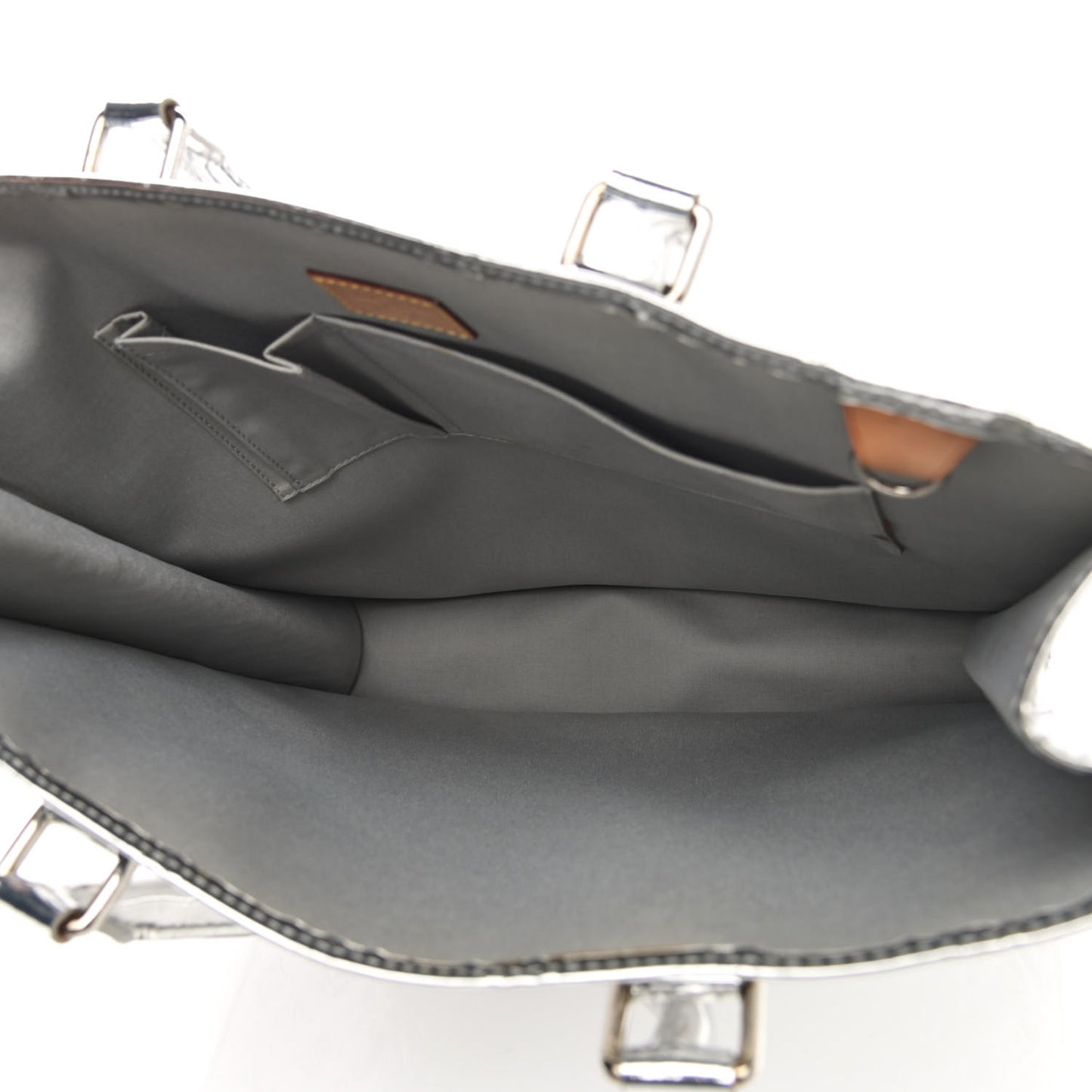 Monogram Miroir Sac Plat Silver