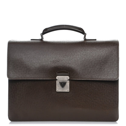 Louis Vuitton Taiga Robusto 1 Compartment Briefcase Grizzli 1 of 7