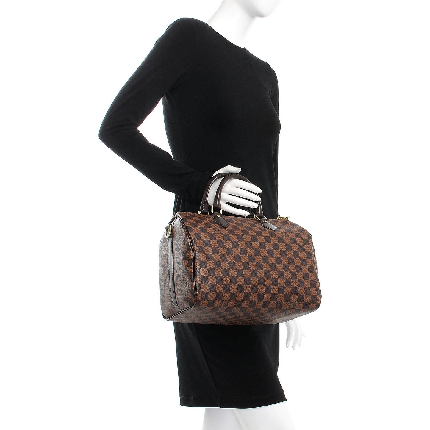 Damier Ebene Speedy Bandouliere 30