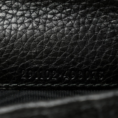 Gucci Pebbled Calfskin Soho Zip Around Wallet Black 7 of 8