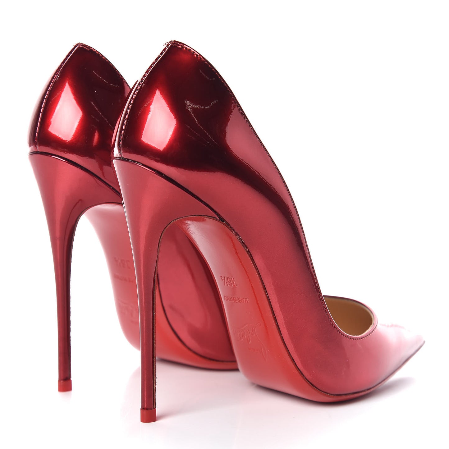 Metallic Patent So Kate 120 Pumps 36.5 Loubi