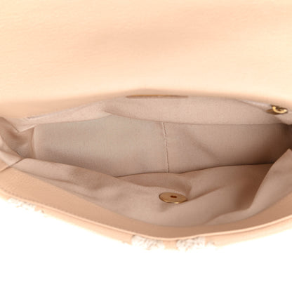 Chanel Calfskin Crochet Medium Chanel 19 Flap Beige 5 of 11