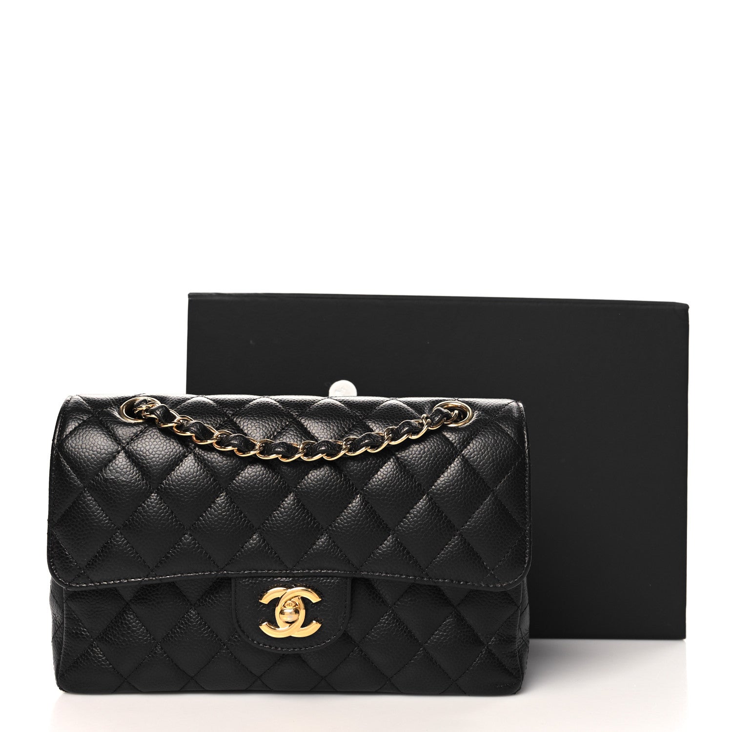 Chanel Caviar Quilted Small Double Flap Black 11 of 11