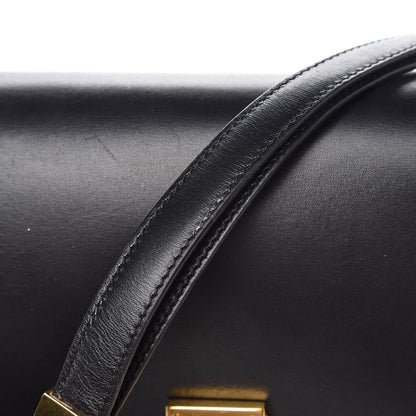 Celine Box Calfskin Medium Classic Box Flap Bag Black 13 of 14
