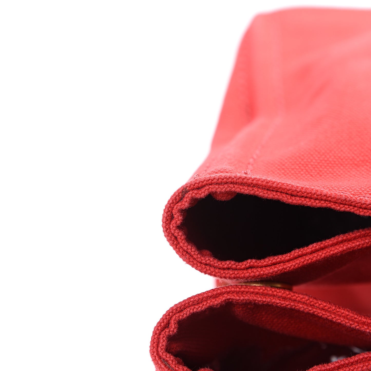 Canapa Logo Shopping Tote Rosso