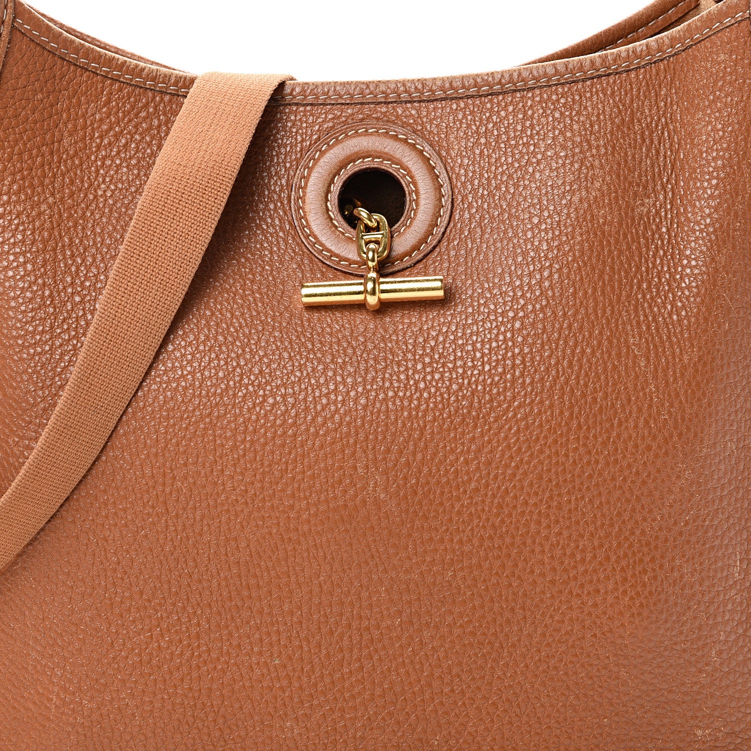 Hermes Taurillon Clemence Vespa PM Gold 7 of 23