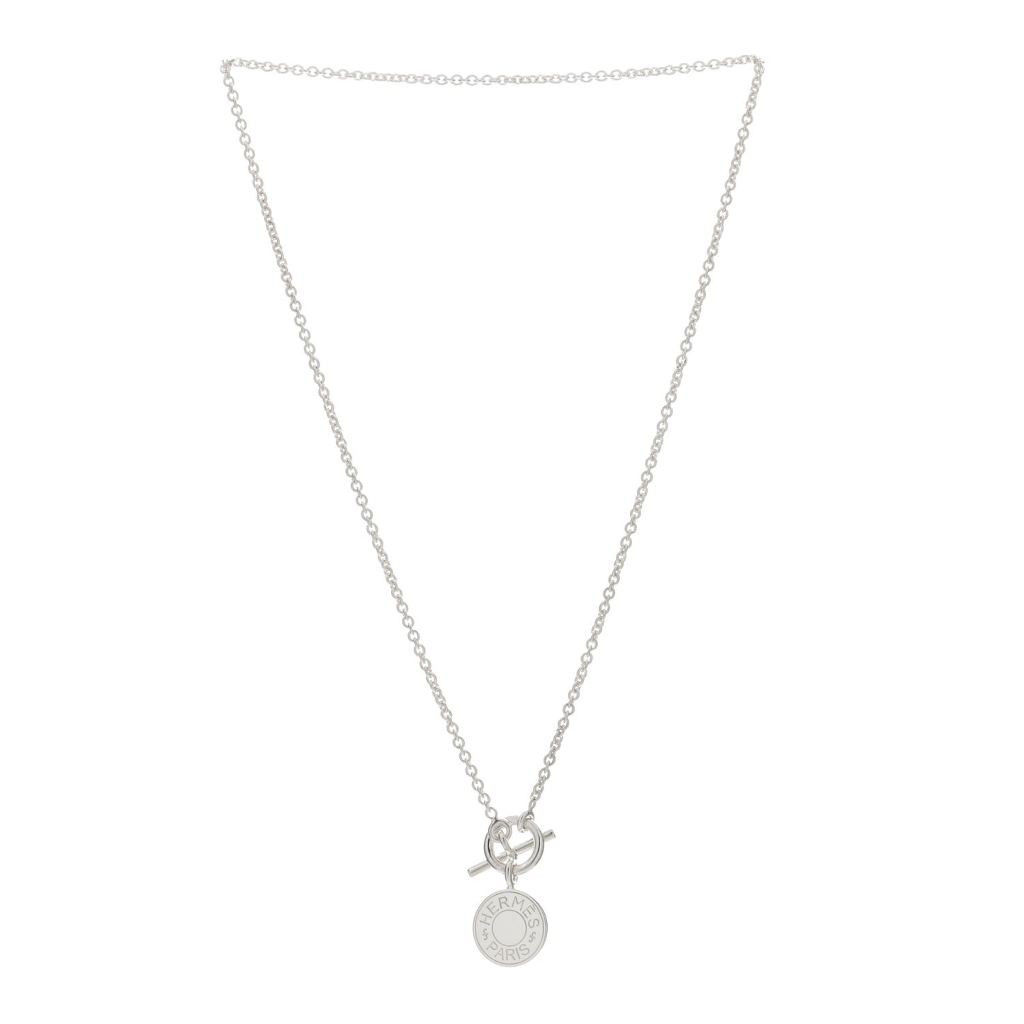 Sterling Silver Amulettes H Confettis Pendant Necklace