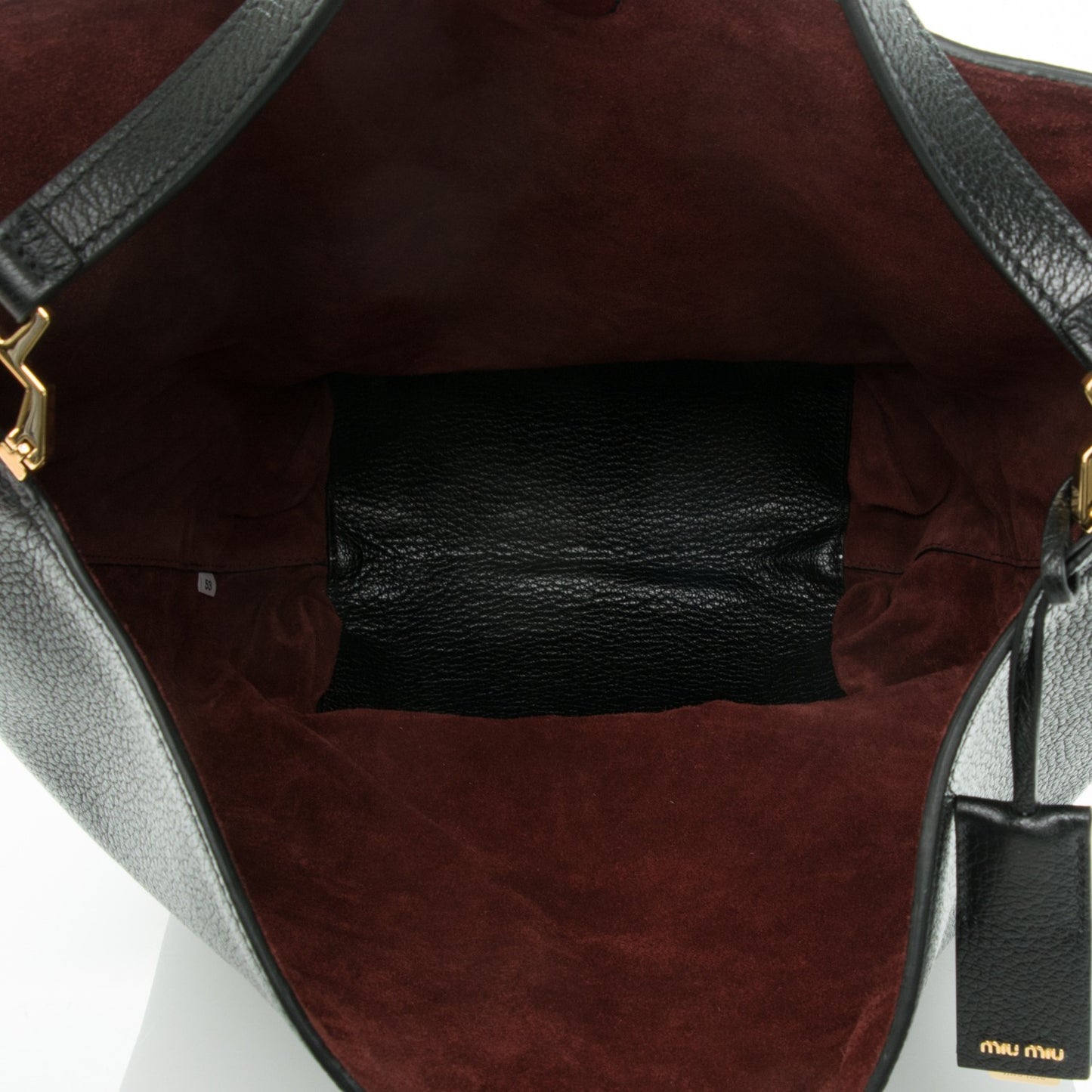 Goatskin Madras Bucket Bag Nero Black Porpora