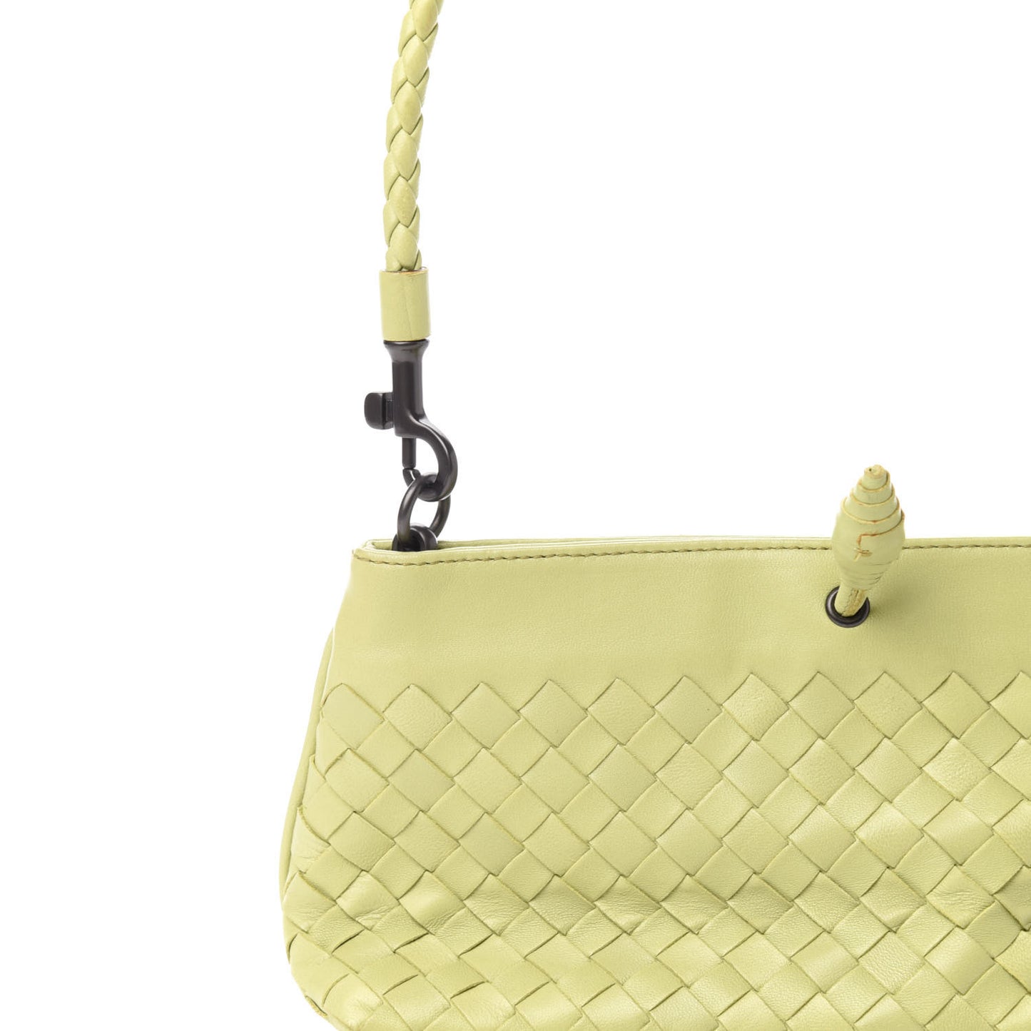 Nappa Intrecciato Mini Shoulder Bag Green