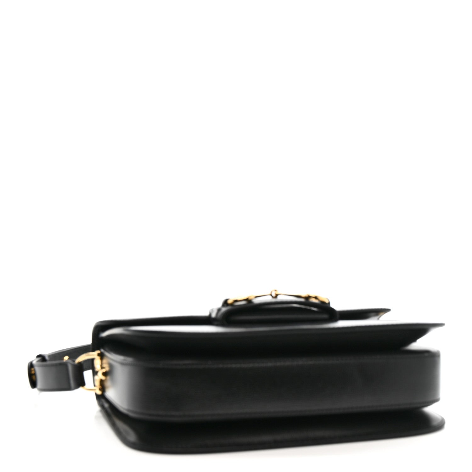 Gucci Azalea Calfskin Horsebit 1955 Shoulder Bag Black 4 of 12