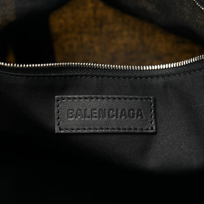 Balenciaga Cotton Canvas Calfskin Cities Paris Jumbo Small Tote Bag White 6 of 10