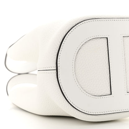 Hermes Taurillon Clemence Swift In-The-Loop 18 Bag New White 9 of 12