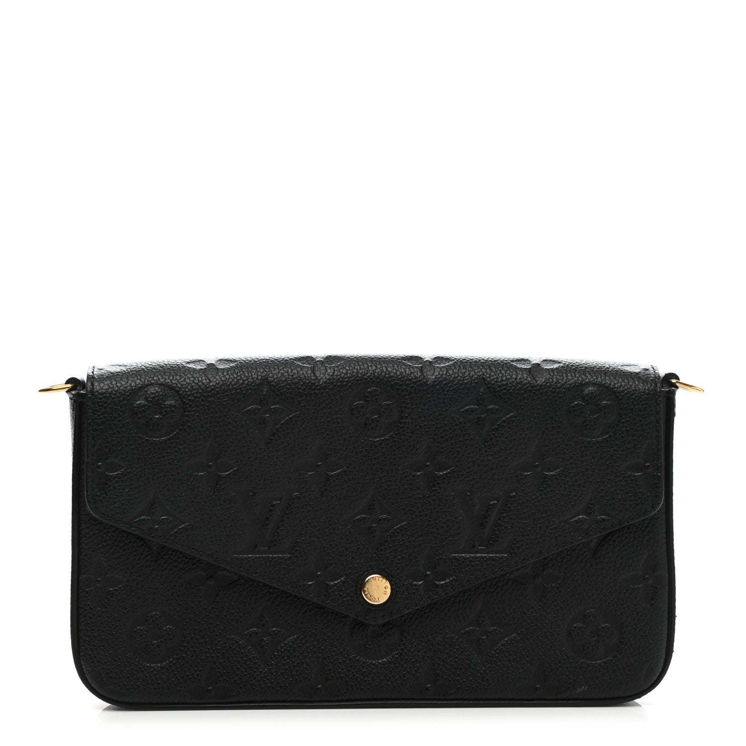 Louis Vuitton Empreinte Pochette Felicie Chain Wallet Black 1 of 7