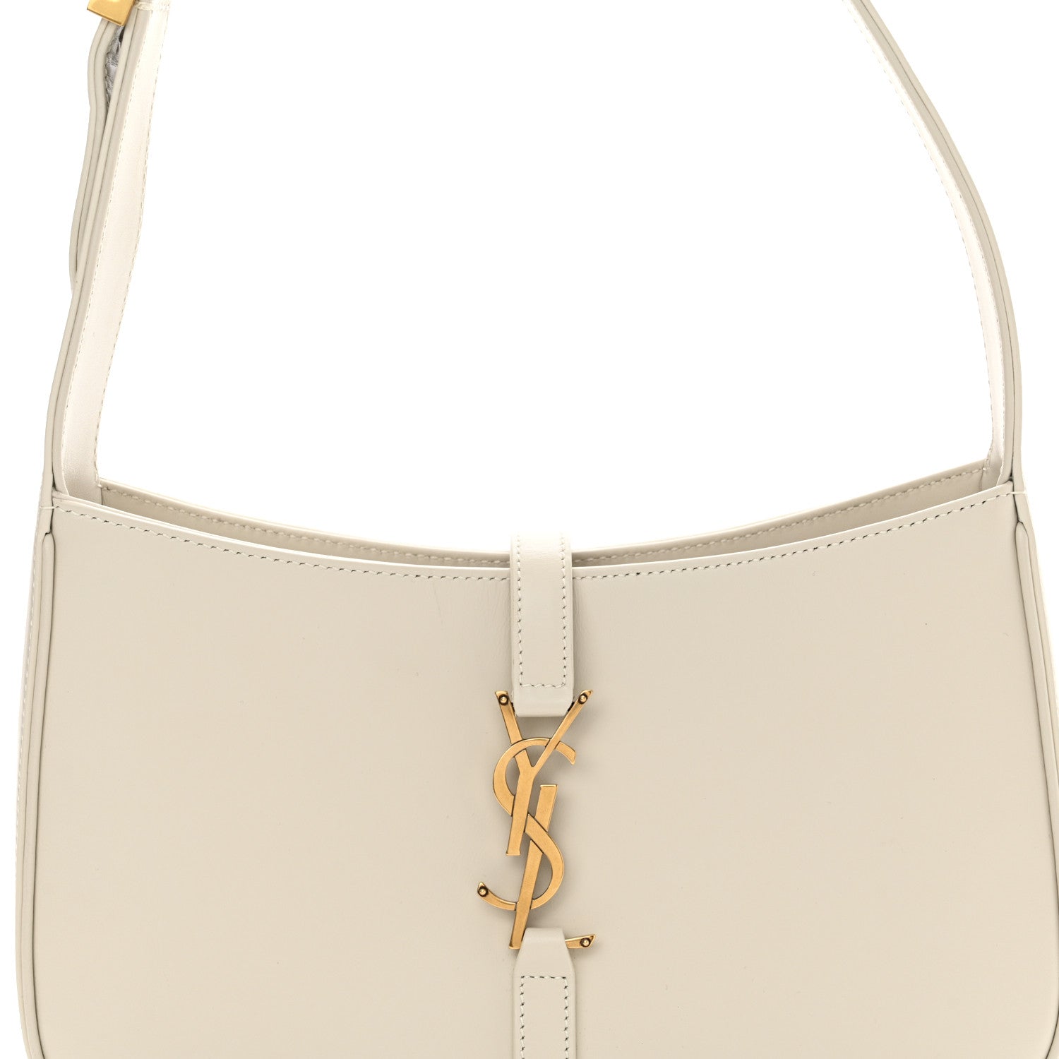 Saint Laurent Smooth Calfskin Le 5 A 7 Hobo Crema Soft 8 of 14