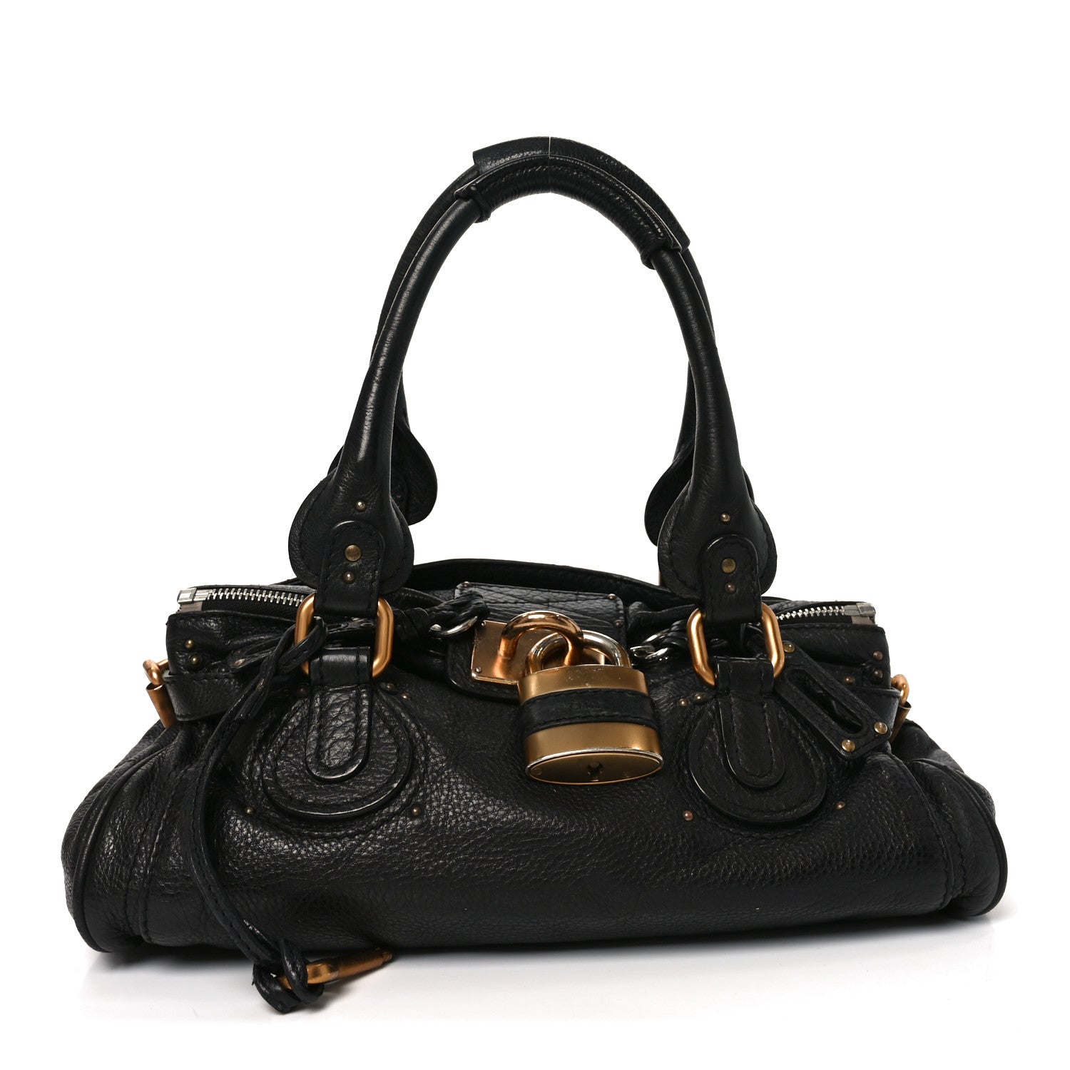 Chloe Calfskin Medium Paddington Satchel Black 1 of 10