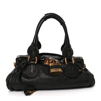 Chloe Calfskin Medium Paddington Satchel Black 1 of 10