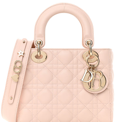 Christian Dior Lambskin Cannage Small My ABCDior Lady Dior Light Pink 8 of 10
