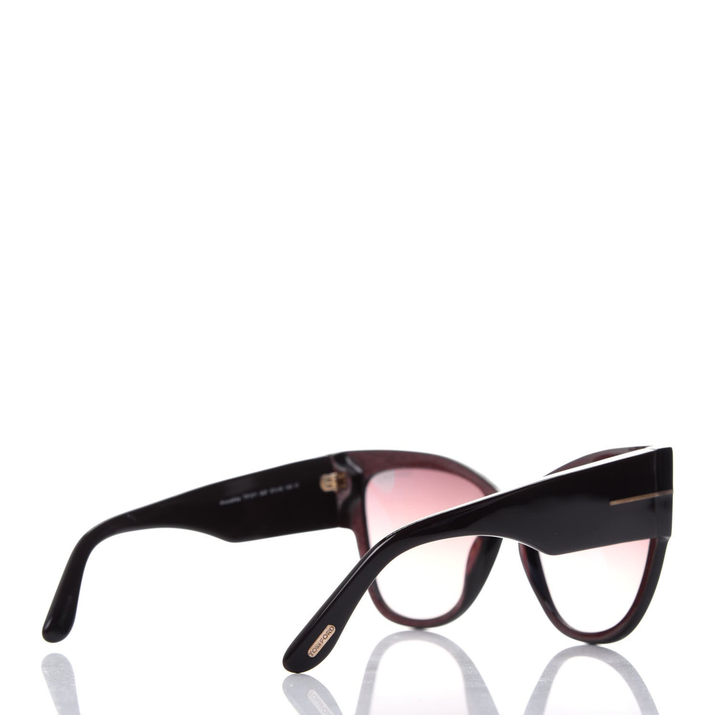 Acetate Anoushka Cat Eye Sunglasses TF371 Brown
