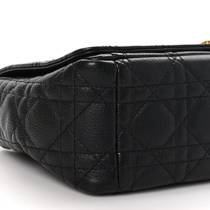 Christian Dior Calfskin Cannage Medium Caro Bag Black 9 of 11