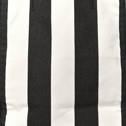 Celine Canvas Striped Large Phantom Cabas Black White 6 of 8
