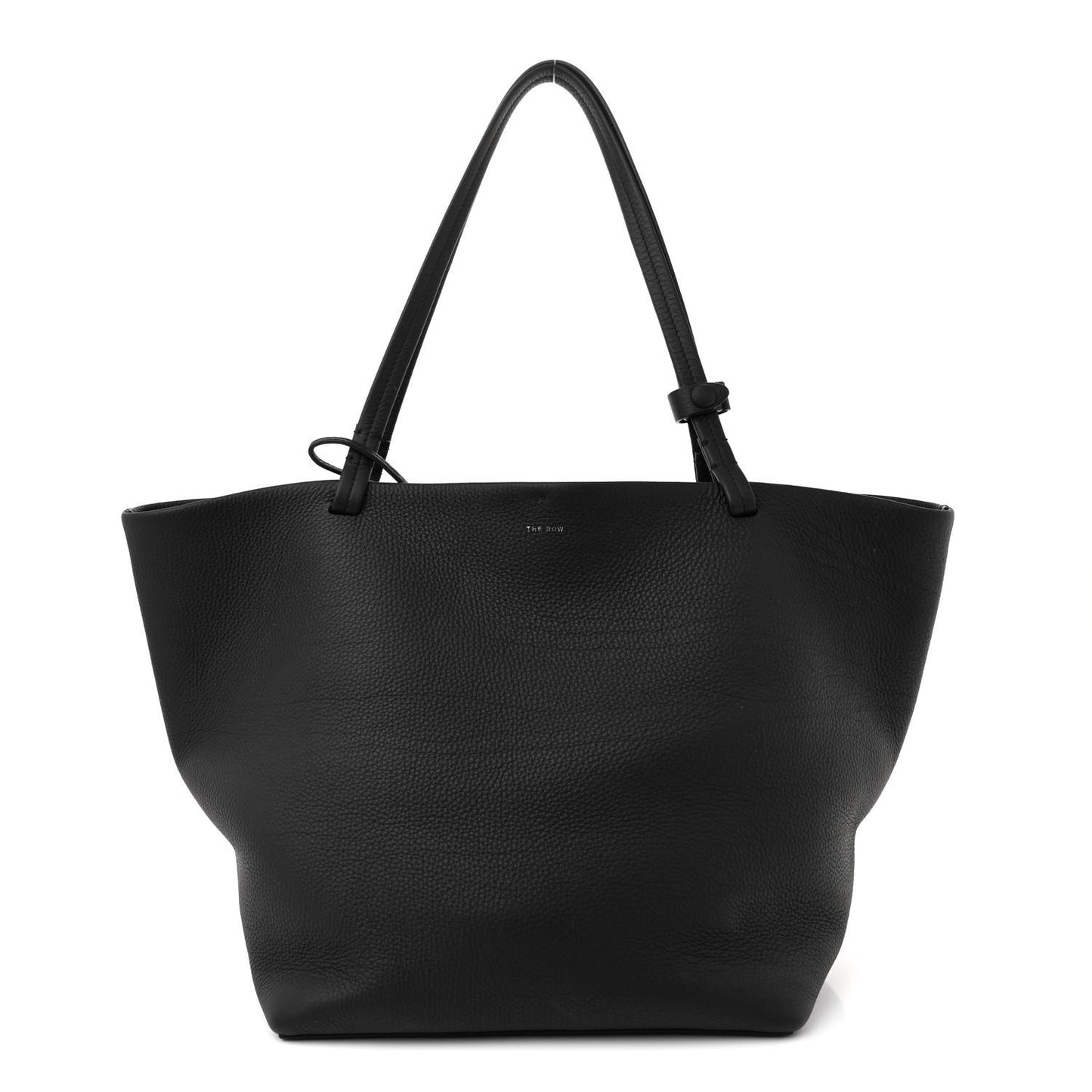 Grained Calfskin Park Tote Three Black