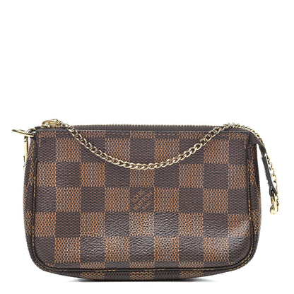 Louis Vuitton Damier Ebene Mini Pochette Accessories 1 of 7