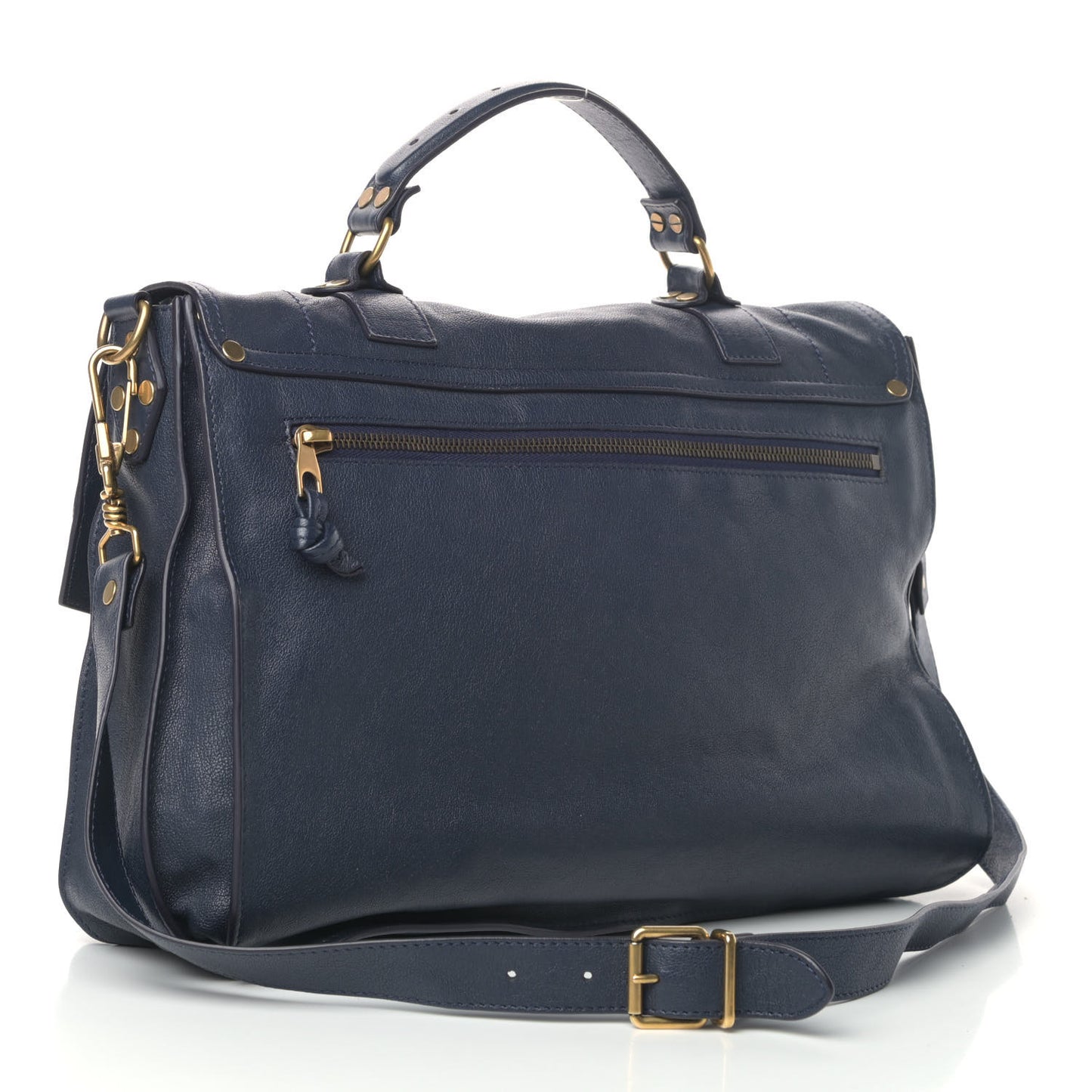 Lambskin Large PS1 Satchel Midnight