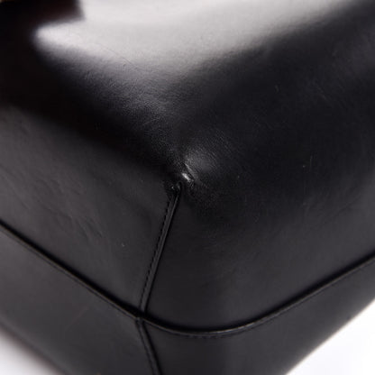 Mansur Gavriel Vegetable Tanned Calfskin Bucket Bag Black Flamma 11 of 11