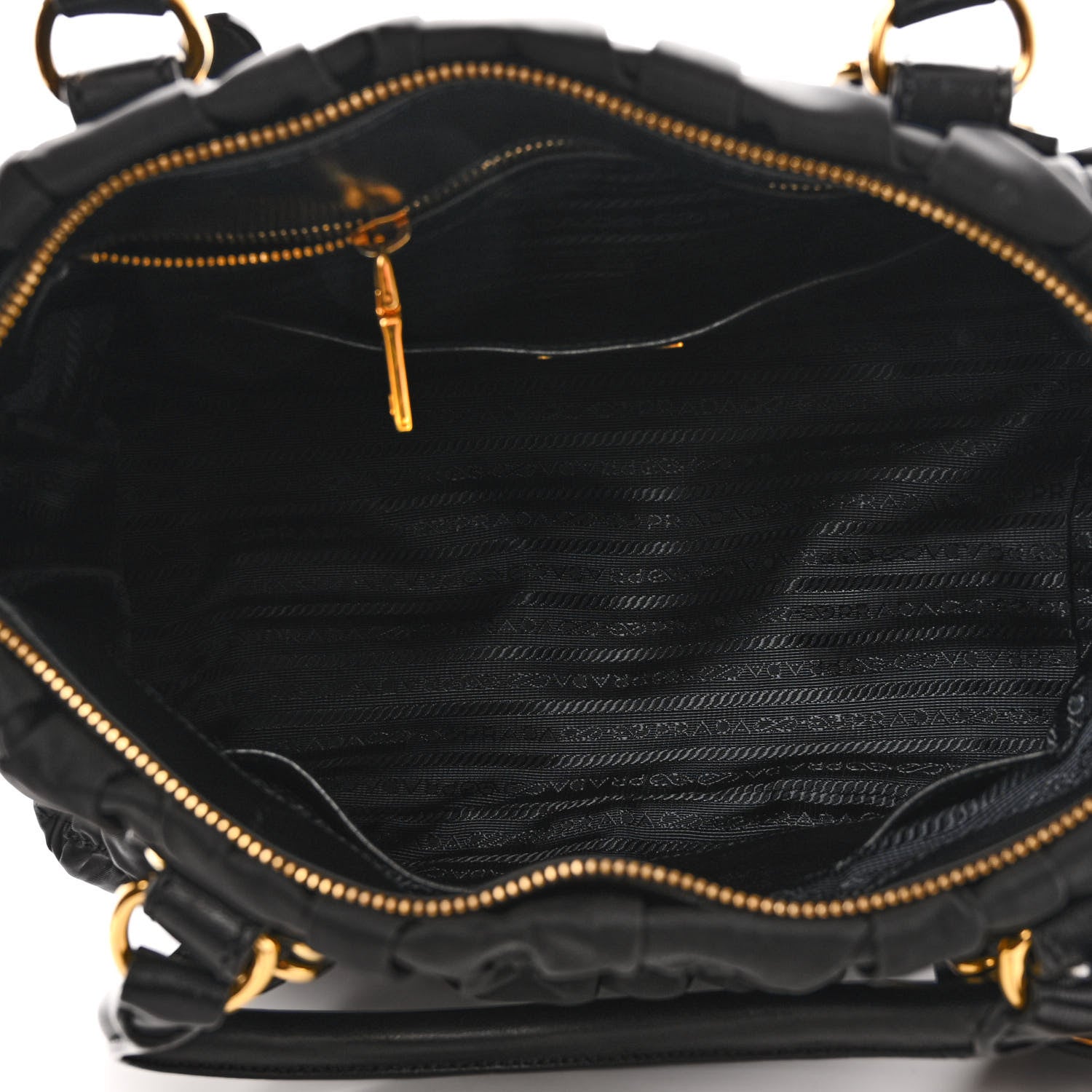 Prada Tessuto Nylon Gaufre Tote Black 5 of 14