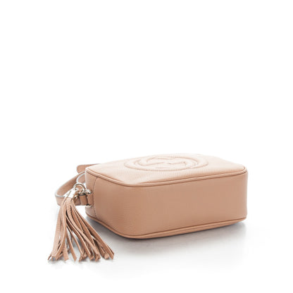 Gucci Pebbled Calfskin Small Soho Disco Bag Camelia 4 of 7