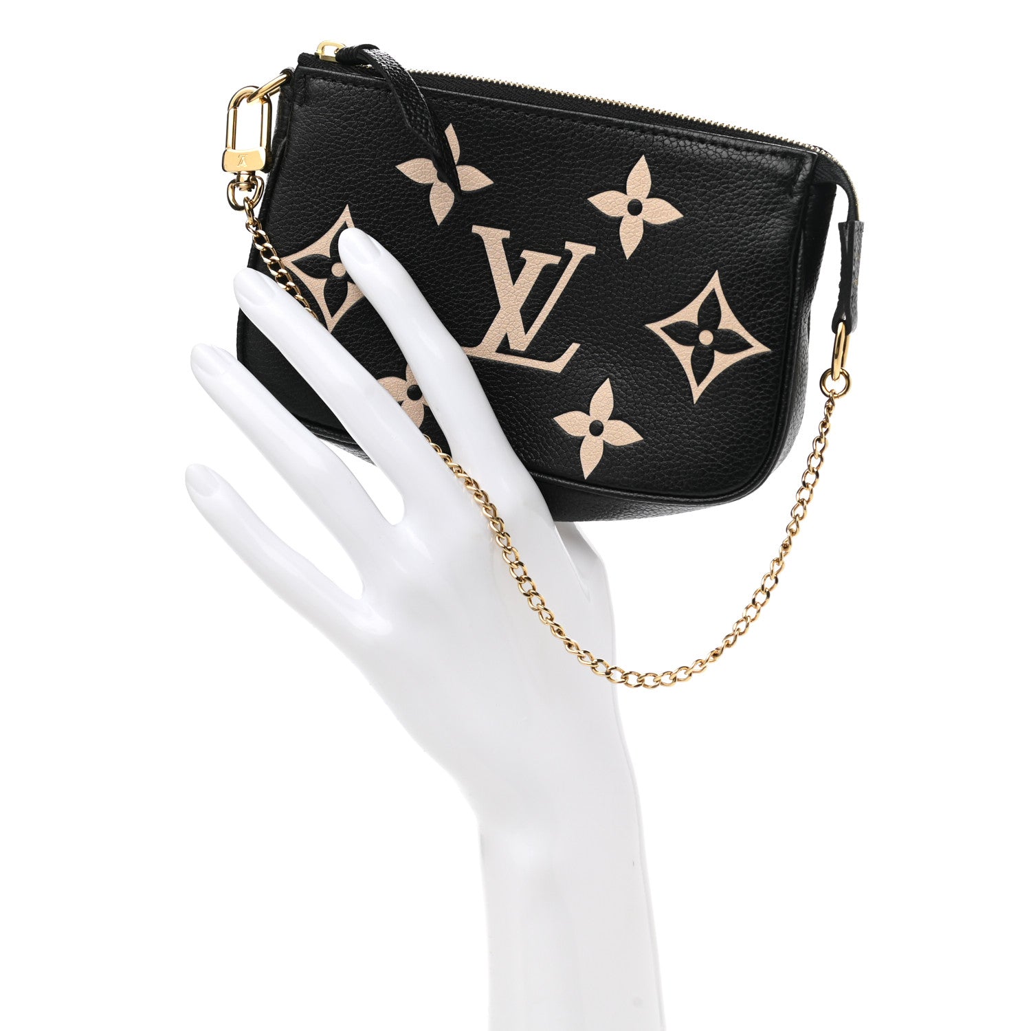 Louis Vuitton Empreinte Monogram Giant Mini Pochette Accessories Black 3 of 7