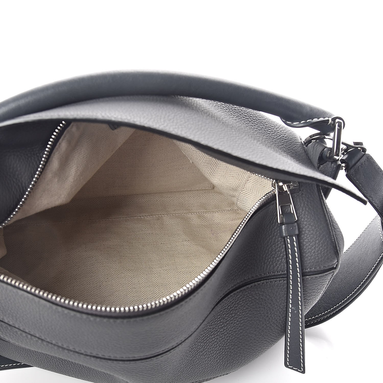 Loewe Calfskin Puzzle Bag Grey 5 of 9