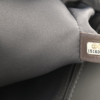 Chanel Calfskin Stitch Triptych Flap Grey 6 of 9