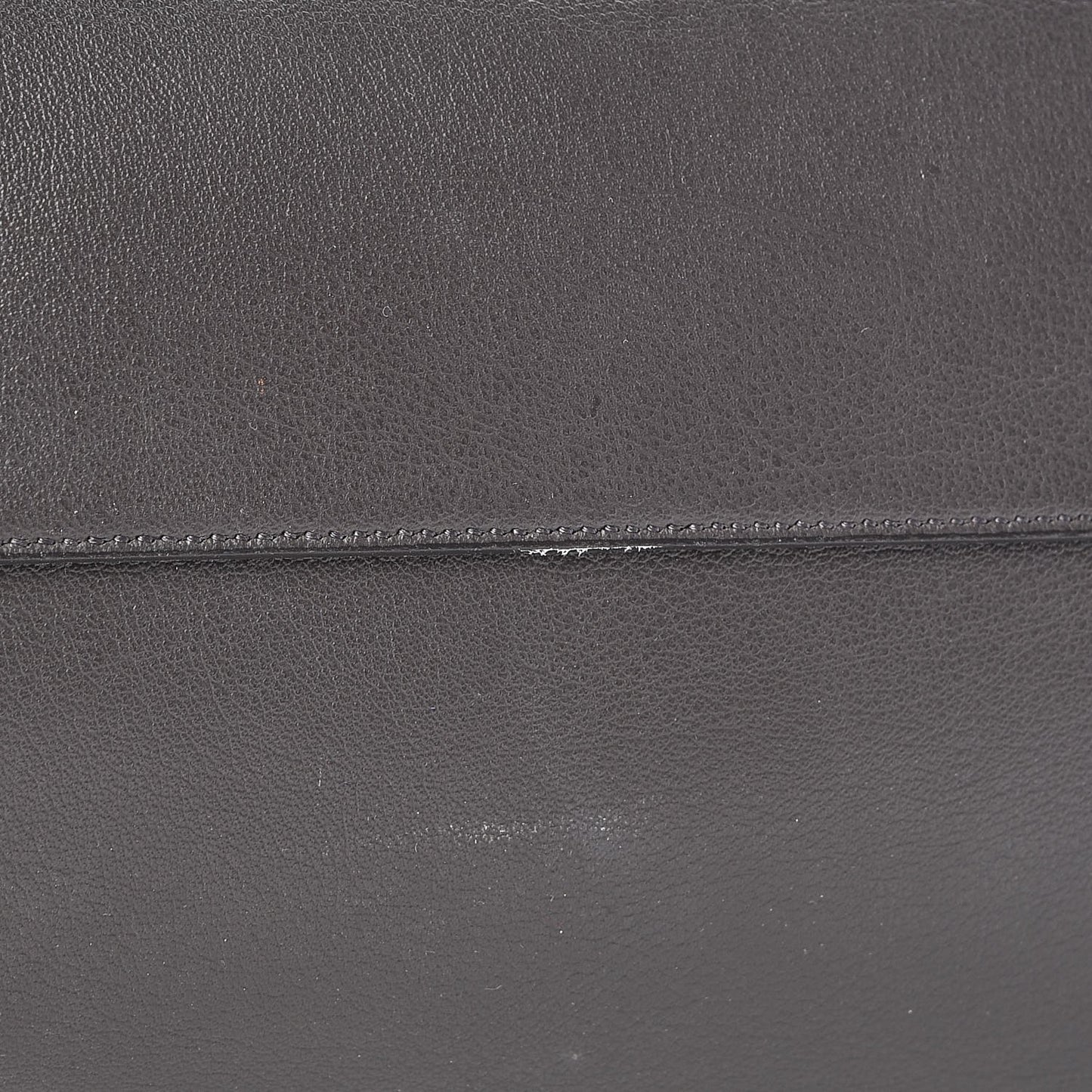 Calfskin Large Shopping Tote Coal