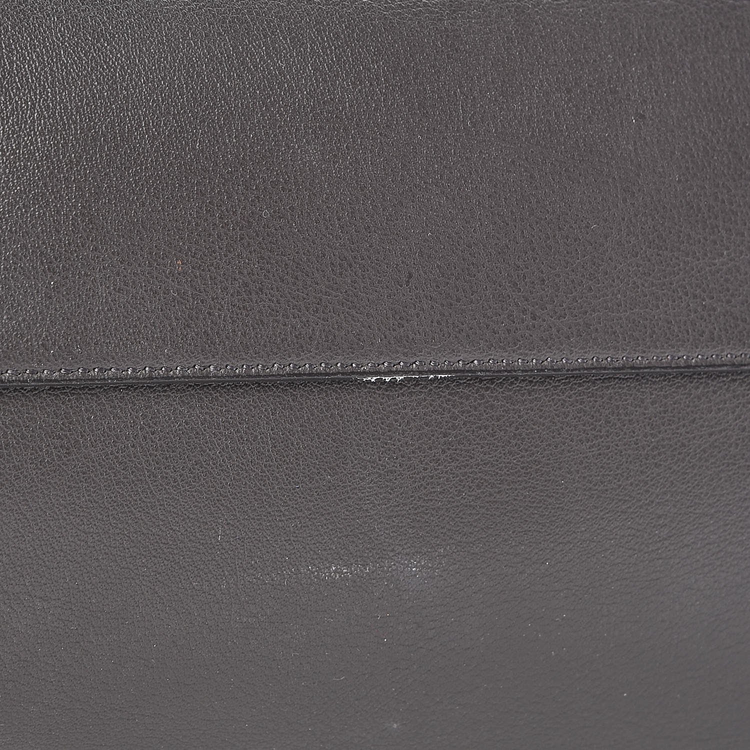 Saint Laurent Calfskin Large Shopping Tote Coal 9 of 9